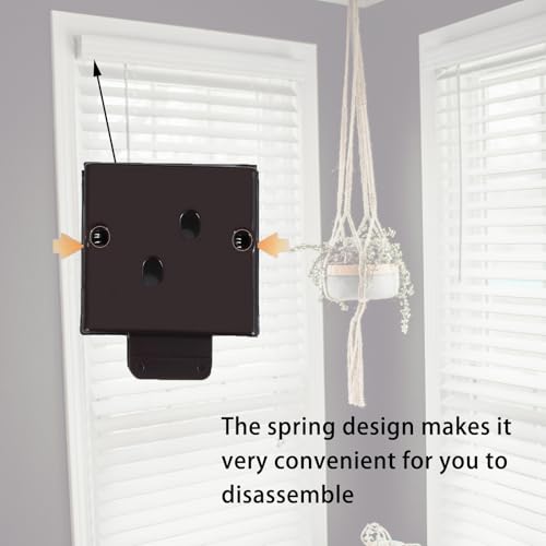 coolaroo Replacement Parts - Outside Mounted Blinds Curtain Rod Bracket Attachment, Vertical Blinds Replacement Parts, Deer Blind Brackets & mini Blind Brackets for Blinds Replacement - color: Brown, size: 2 SET