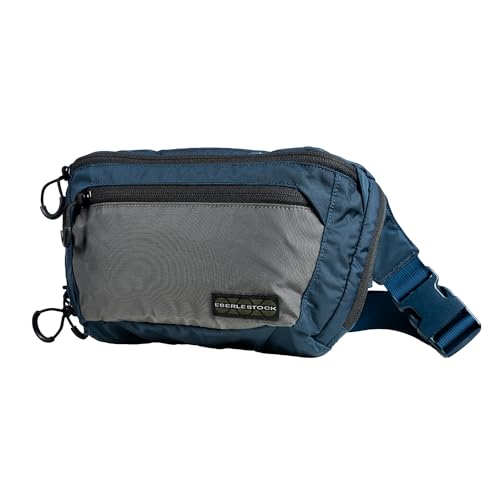 Eberlestock Bando Bag - Tactical Men's Fanny Pack w/Adjustable Waist Belt, Zippered Pockets, Compact Lightweight Belt Bag - color: Cobalt Blue, size: X-Large