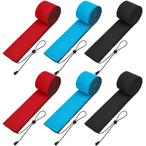 Neoprene Fishing Rod Sleeve Rod Socks Puncture Resistant Fishing Rods Cover for Storage and Transportation Protective Case for Casting Trolling Spinning Rods - color: Mix Colors