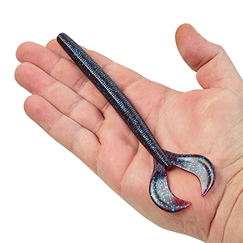 Berkley PowerBait Speed Boss Fishing Soft Bait - color: Blue Fleck, size: 6 3/4"