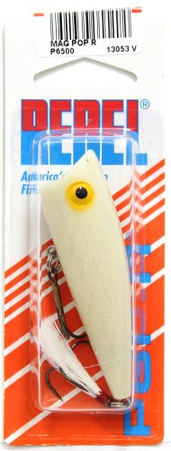 Rebel Lures Pop-R Topwater Popper Fishing Lure - color: Bone, style: Magnum Pop-r (1/2 Oz)