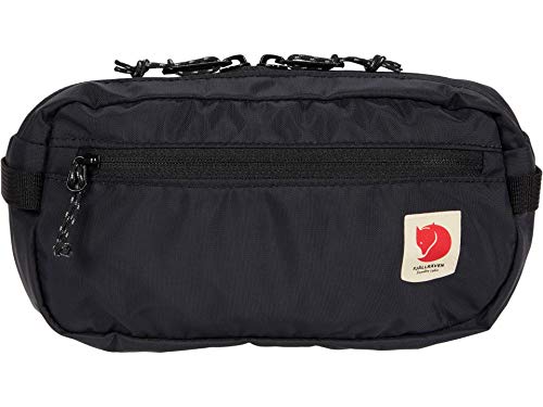 Fjällräven High Coast Hip Pack – Lightweight Waist Pack, Crossbody Sling Bag for Travel, Hiking & Everyday Use, Black - color: Black, size: One Size, style: High Coast Hip Pack