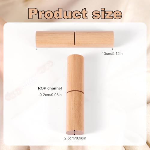 2pcs Tightening Knot Grippers, Knot Grippers Tool for Silicone Beads Tightening Knots Puller Wood Gripper for Beads Wristlets Keychains Bracelets