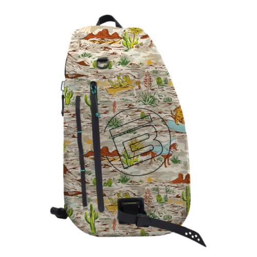 BOTE Highwater Slingpack One Strap Backpack Waterproof Outdoor Dry Bag 20 Liter Capacity Watersport Kayaking Fish Sling Snow - color: Sendero Collab