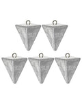 BLUEWING Pyramid Sinkers Lead Fishing Weights 1oz,2oz,3oz,5oz,8oz,10oz,12oz,16oz,32oz for Saltwater - style: #16 16oz, 2 Pack