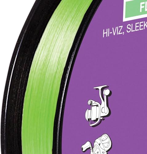 Seaguar Smackdown High Visibility Braided Fishing Line, Flash Green, Multiple Sizes - size: 10lbs/300yds
