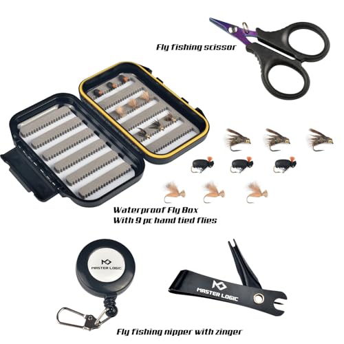 Stealth Fly Fishing Rod Combo Starter Kit - size: 7ft 3/4wt 4 pc