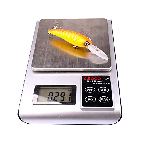 8pcs Fishing Lures Set - Minnow Swimbait Bass Trout Baits, Artificial Minnow Lures for Bass, Crank Bait for Trout, Salmon