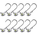 Swimbait Jig Heads Fishing Jigs Swim Bait Jighead with Two Bait Keepers and 3D Eyes 1/8 3/16 1/4 3/8 1/2oz Jigheads Freshwater Saltwater Fishing - size: 3/16oz