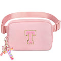 Initia Belt Bag - Small Waist Bag for Teen Girls & Women, Trendy Kids Fanny Pack - Ages 8-12, Teen Birthday Gifts - color: Pink, style: T