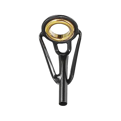 PATIKIL Fishing Rod Tip Repair Kit Stainless Steel Pole Ring Guide Replacement for Saltwater Freshwater Fishing - color: Golden, size: 1.8-2.8mm
