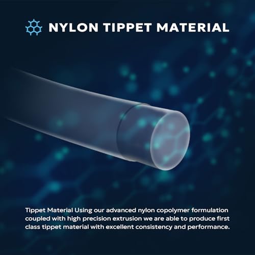 SF Clear Nylon Tippet Line with Holder Fly Fishing Tippets Leaders Trout 0X 1X 2X 3X 4X 5X 6X 7X - color: 4 Pieces with Stand, size: 0X-1X-2X-3X-30M-33Yds