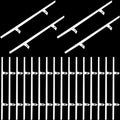 20 Pcs Shutter Repair Slider Connector Plantation Shutter Repair Kit Replacement Parts, 2 Connect 3.25" Center Spacing