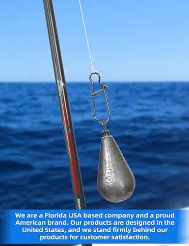 BLUEWING Casting Swivel Bell Sinkers Fishing Weights 1/2oz-8oz Drop Shot Dipsey Lead Saltwater - size: Size01: 1/2oz, 10 Pack