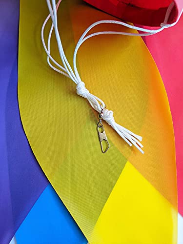 Madrona Brands Small Tropical Fish Windsock | Durable Outdoor Hanging Decoration | Dock, Boat, Yard, Patio and More | 32 Inches