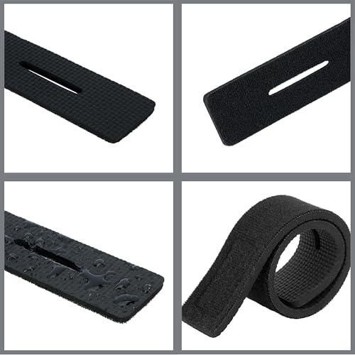 12Pcs Fishing Rod Straps for Casting Rods, Spinning and Fly (6 Color)