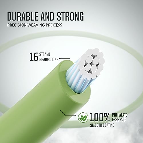Piscifun Sword Fly Fishing Line with Welded Loop, Weight Forward Floating Fly Line, Available in WF1, WF2, WF3, WF4, WF5, WF6, WF7, WF8, WF9, and WF10 Weights, in Lengths of 90 and 100 Feet - color: Moss Green, size: WF-7F 100FT
