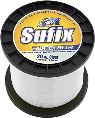 Sufix Superior Monofilament Fishing Line, 1 lb Spool - color: Multi, style: 15