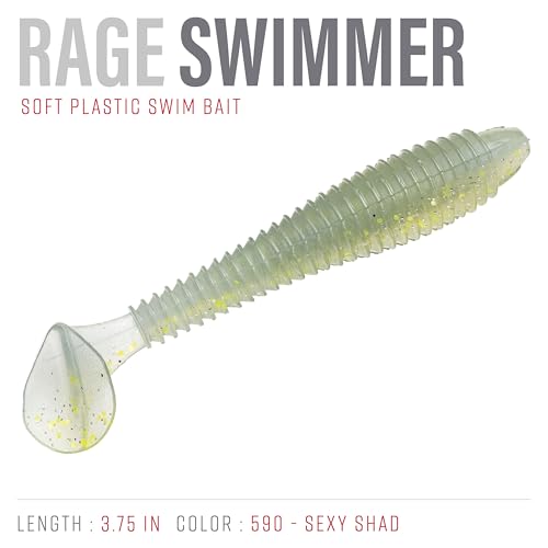 Strike King Rage Swimmer - color: Sexy Shad, size: 0.2125"