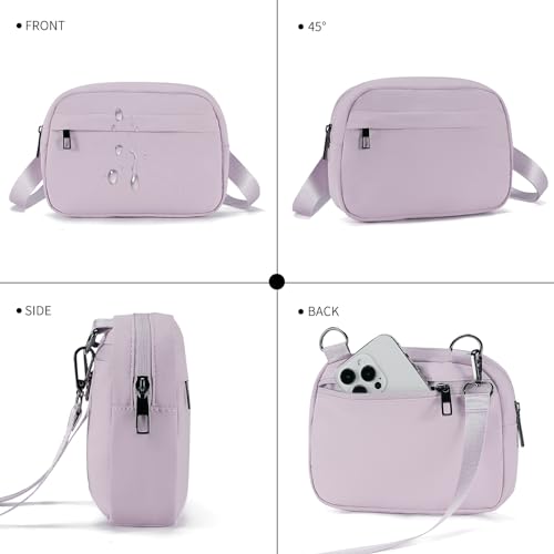 MAXTOP Small Crossbody Bags for Women Belt Bag Fanny Pack with Adjustable Strap - color: Lavender Purple, style: Small Crossbody Bag