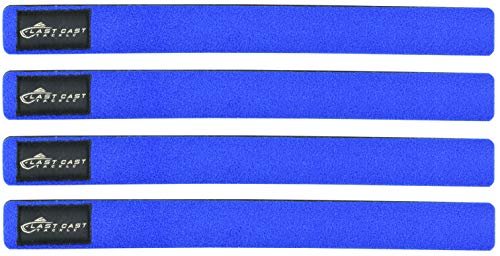 Foam Padded Stretch Fishing Rod Strap Wrap - 4 Pack #6100
