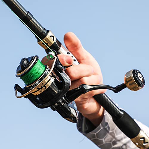 Sougayilang Fishing Pole with Spinning Reel Portable Fishing Rod Reel Combos - size: 2.4M Rod with 3000 Reel, style: Only Rod and Reel