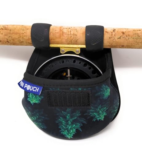 Fishing Reel Cover Reel Case Bag Pouch | Neoprene Material | for Centerpin, Fly, Ocean Reels - color: Headwaters