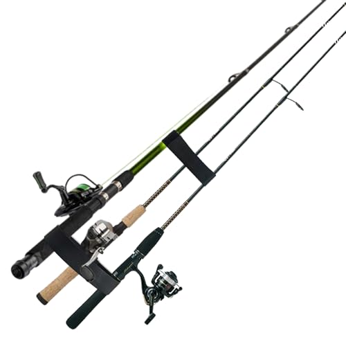 Fishing Rod Holders for Boat Deck,28.1'' Nylon Rod Straps( up to 5)，with Screws Secure for Fishing Boat Accessories