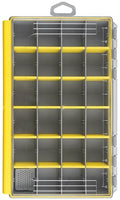 Waterproof Fishing Tackle Box, 3600/3700 Deep Tackle Trays Fishing Plastic Box Organizer with Adjustable Dividers Transparent Fishing Gear & Accessories Storage Box for Saltwater Freshwater Fishing - style: 3700 (14.17"x8.9"x1.89")-1pc