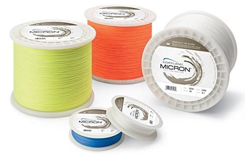 Fly Line Backing, Micron, 20 lb Test, HI-VIS Yellow - 100, 150, 200, 250, 300, 400, 600 up to 2,500 yd (100 Yards)