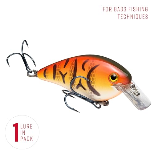 Strike King KVD 1.5 Hard Knock Fishing Lure, 3/8 oz, 3D Lifelike Eyes - color: 667 - DB Craw, size: 1.5-Ounce
