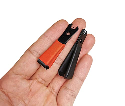 Fishing Line Nipper Cutter Clipper with Hook Eye Cleaner Pin Fishing Stainless Steel Tool - color: Black