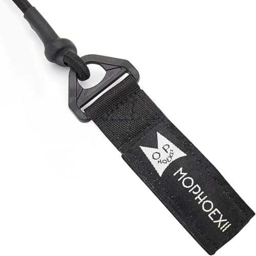 Kayak Paddle Leash, Paddle Leash Lightweight Coiled Kayak Rod Leashes for SUP Kayaking Canoing Fishing Boating - color: Black - 4 Pack