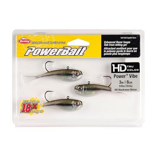 Berkley PowerBait Power Vibe - color: HD Blacknose Shiner, size: 3 in - 3/8 oz