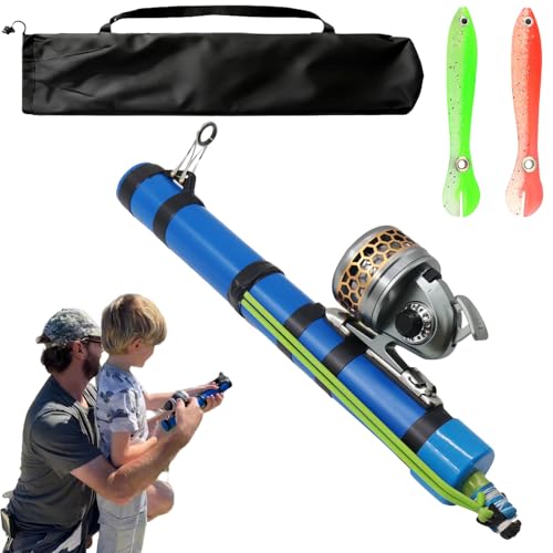 Fishing Catapult Rod, 2026 New Fly Fishing Rod for Kid, Catapult Fishing Rod, Professional Sling Shot Fishing Reel Pole, Saltwater and Freshwater Great Gear for Outdoor Anglers Travel - color: Advanced