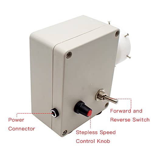 Professional Electric Fishing Rod Building Winding Machine DIY Fishing Rod Tool 0-60RPM Adjustable Forward and Reverse Switch - style: Type B