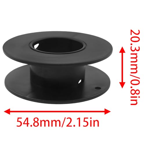 Xhziy 55mm Plastic Spool Empty Plastic Spool Chain Spool Suitable for Winding All Kinds of Rope 12pcs