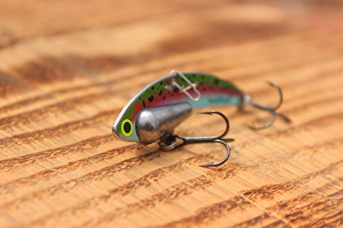 SteelShad - Heavy Series 1/2 oz. Bass Fishing Lures - Lipless Crankbait for Freshwater Fishing - Perfect for Smallmouth & Largemouth Bass, Walleye, Pike & Trout - Heavy Series - color: Trout