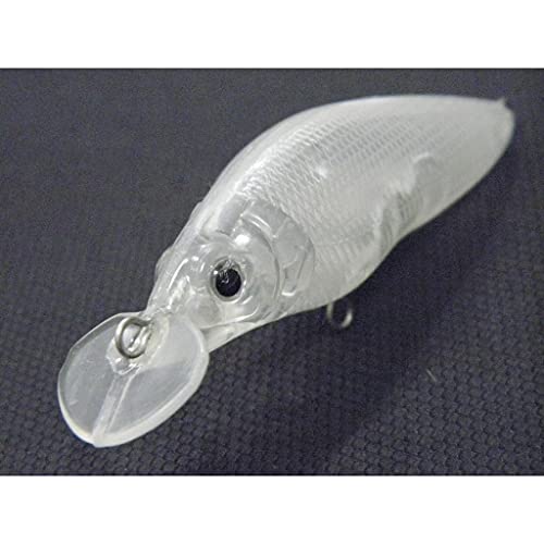 10 Blank Unpainted Minnow Crankbait Topwater Lipless Jerkbait Fishing Lures V3 - color: UPM583P10