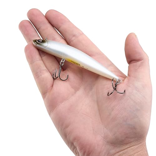 Berkley Finisher Fishing Hard Bait - color: French Pearl, size: 4 in - 1 oz