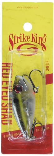 Strike King Red Eyed Shad Lipless Hard Bait - color: 500 - Clear Ghost Sexy Shad