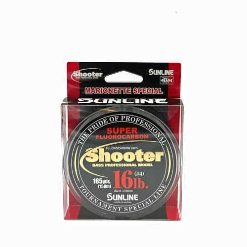 Sunline Fluorocarbon New Shooter Fishing Line - size: 16-Pound Test/150m