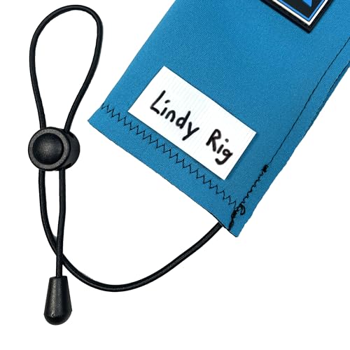 Premium Neoprene Fishing Rod Sleeve – Floating, Puncture Resistant, Labeled Protective Sock for Casting, Spinning, Trolling Fishing Rods - color: Blue, size: 60", style: Spinning