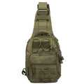 BOMTURN Tactical Backpack-1000D Waterproof Military Backpack/Laser-Cut/CCW Bags Sling Bag Tactical Satchel Shoulder Bag Men - color: Clmc
