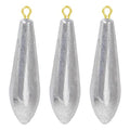 AMYSPORTS Drop Shot Fishing Weights Kit Lead Freshwater Fishing Sinkers Bass Casting Removable Fishing Weights Saltwater Streamlined - size: Size4 (2.1oz.) 8 pcs