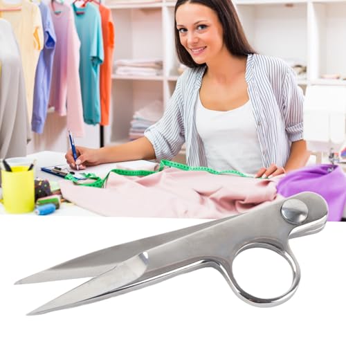 1-Pack Thread Nipper, Stainless Steel, Ergonomic, Portable, Thread Cutter for Sewing and Fabric Cutting