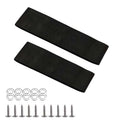2 Pcs Fishing Rod Straps for Boat Deck Rod Holders One Long One Short, Fishing Pole Sleeve Wrap Rod Waterproof Fishing Accessories for Securing Boat and Anglers Outdoor Included 10 Screws 10 Gaskets
