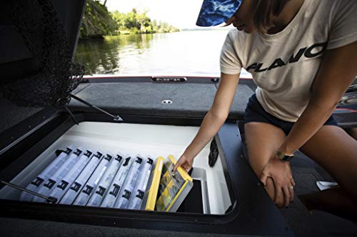 Plano EDGE 3700 Premium Deep Tackle Utility Box, Clear and Yellow, Waterproof and Rust-Resistant Bait and Terminal Tackle Storage Organization Box - style: 3700 Deep