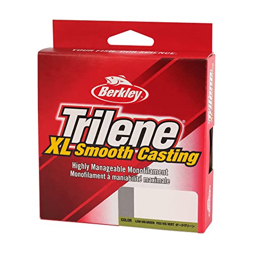 Berkley Trilene XL Monofilament Fishing Line - color: Low-Vis Green, size: 300yd, style: 6lb Test