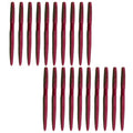 Soft Plastic Worms for Bass Fishing 20pcs FS/RE-09 | Salted ,Soft Plastic ,Fishing Lures ,with Hook Slot ,5.31in ,Saltwater Freshwater ,Bass Baits - color: Color G